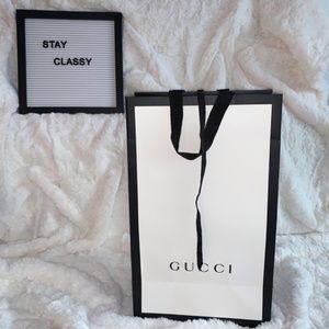 Authentic Gucci Paper Gift Bag